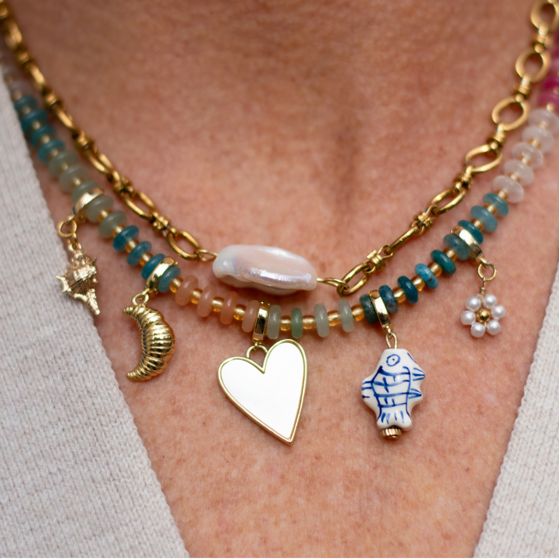 Multicolor Beaded Necklace