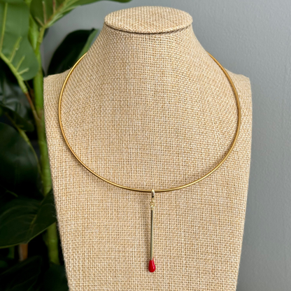 Gold Plated Collar Necklace