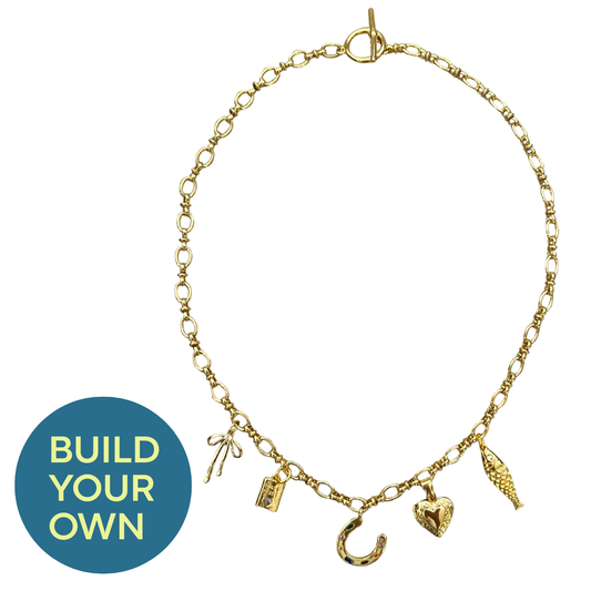 Gold Filled Custom Charm Bar