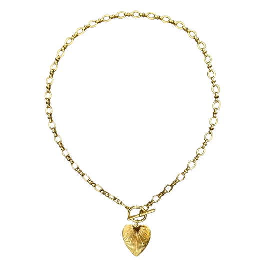 Gold Filled Heart Pendant Necklace