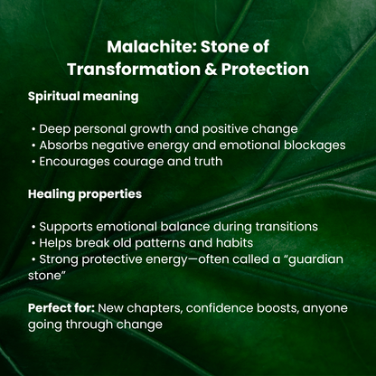 Rectangular Malachite with Green Cubic Zirconia Pendant Necklace