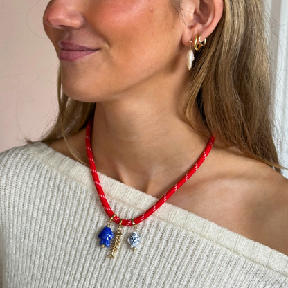 Red Cord Necklace