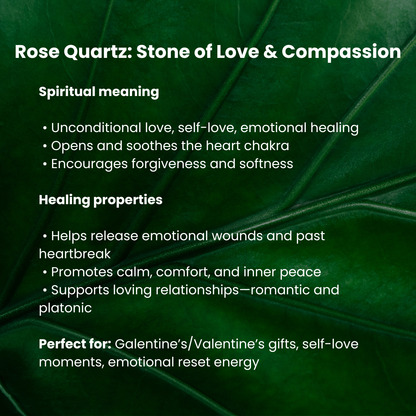 Rose Quartz with Pink Sapphire Inlay Pendant Necklace