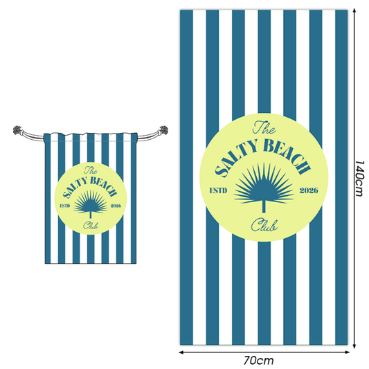 The Salty Beach Club Quick-Dry Towel