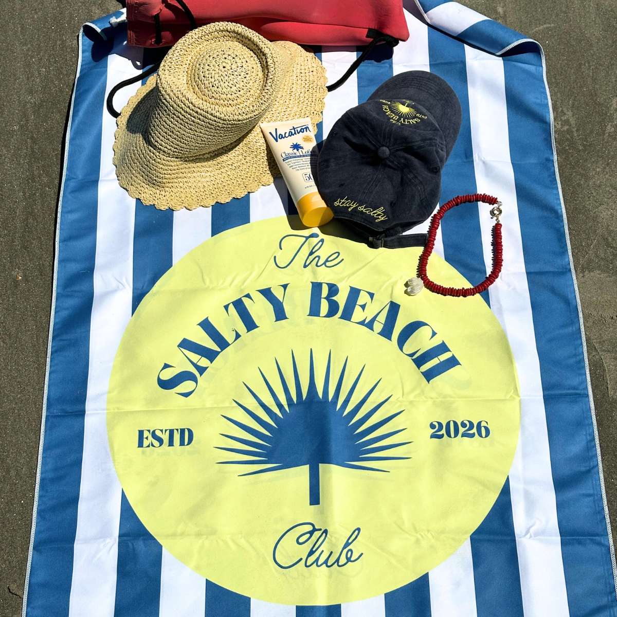 The Salty Beach Club Quick-Dry Towel