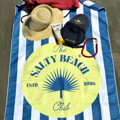 The Salty Beach Club Quick-Dry Towel