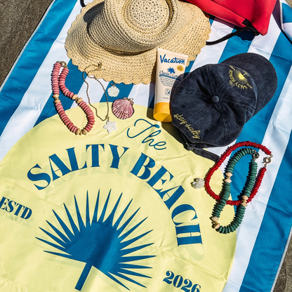 The Salty Beach Club Quick-Dry Towel